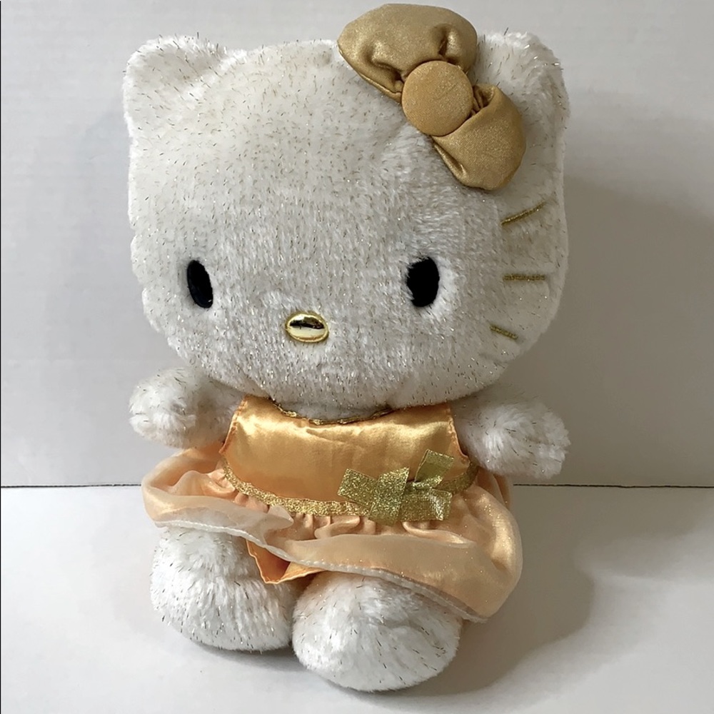 HELLO KITTY Plush ANNIV Sanrio GOLD EDIT STUFF Toy